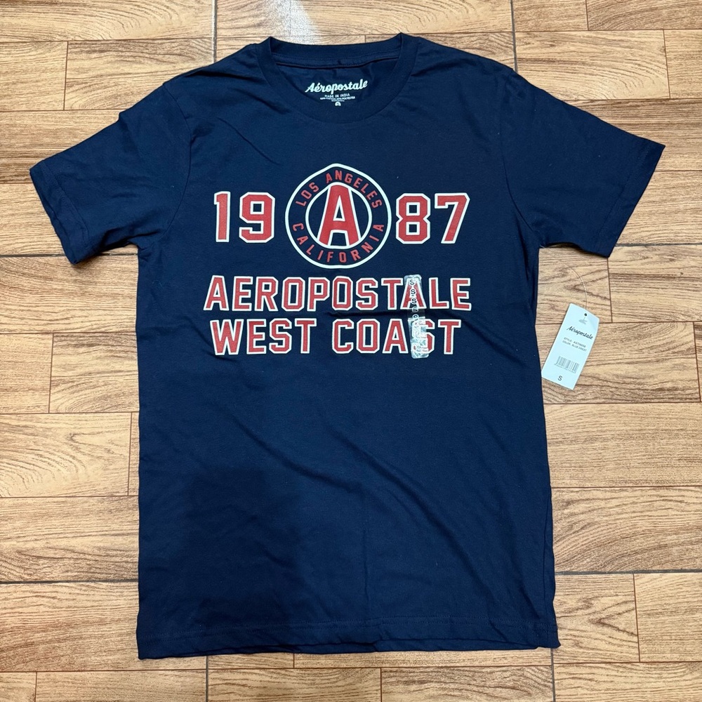 Aeropostale Dark Blue West Coast Tee